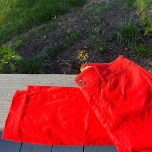 Anthropologie Red/Orange Pants Size 4